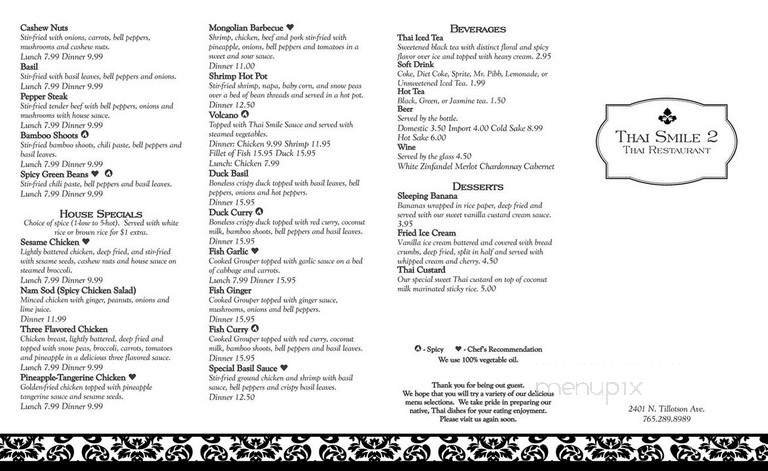 Menu page 2