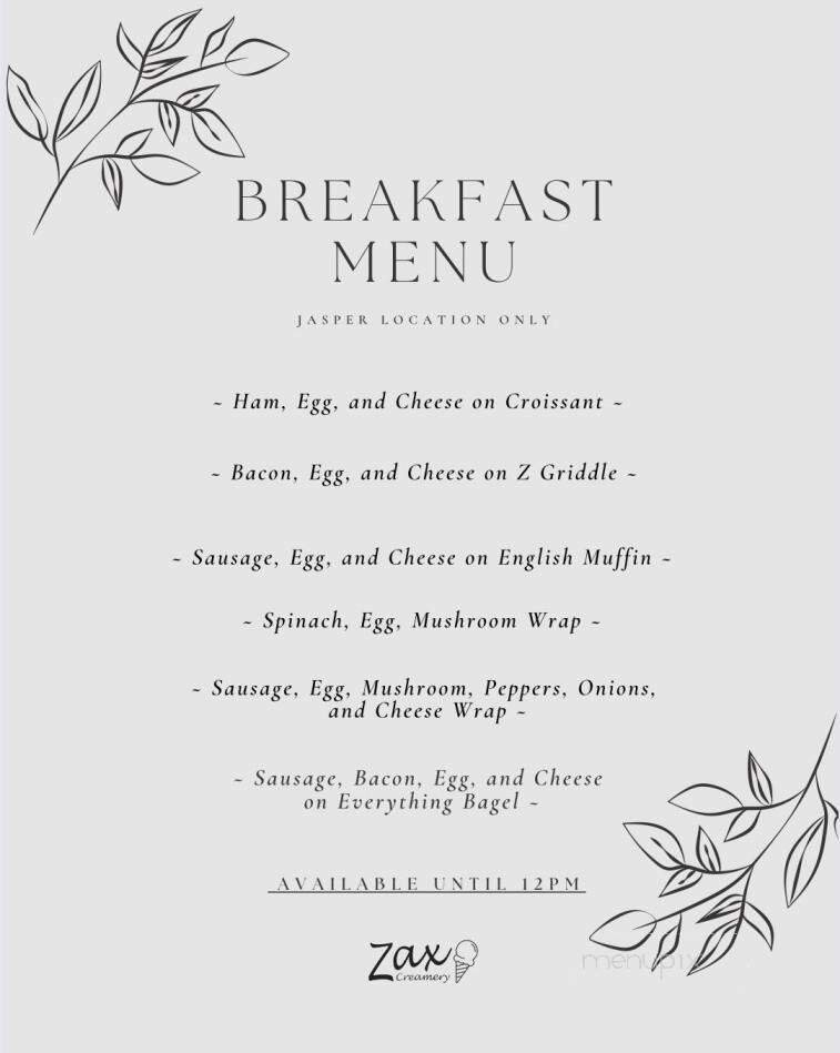 Menu page 2
