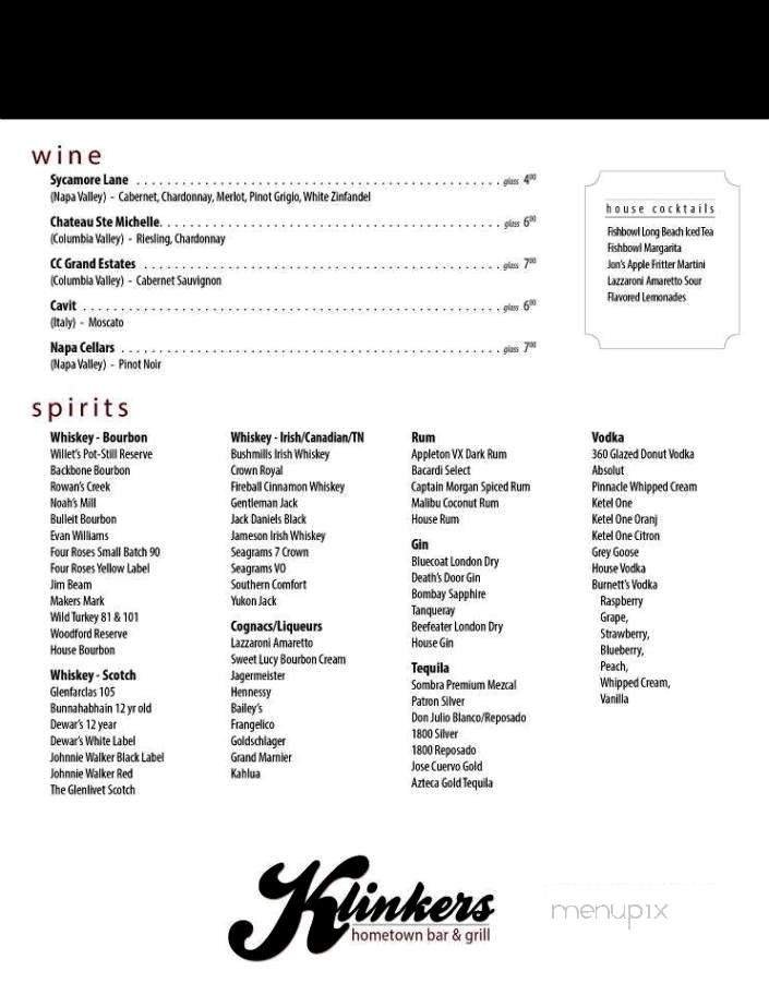 Menu page 2