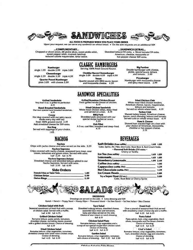 Menu page 2