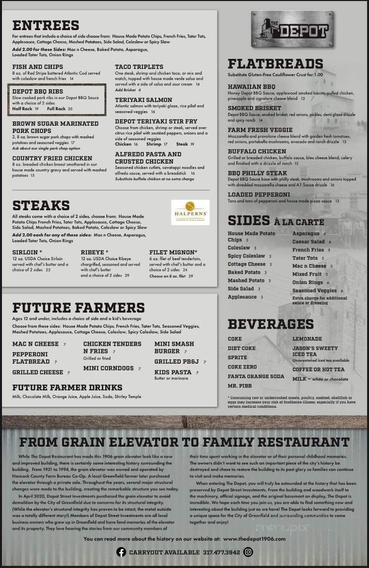Menu page 2