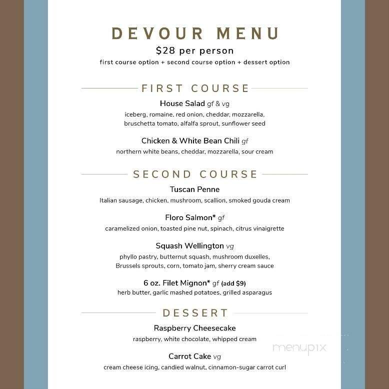 Menu page 1