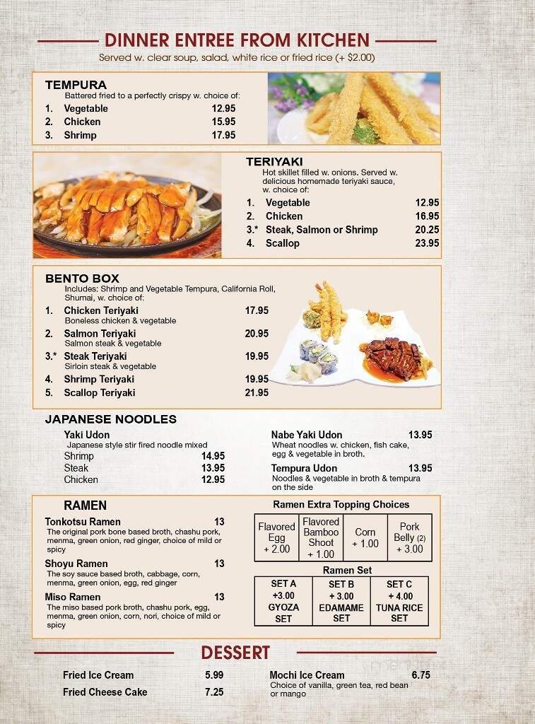 Menu page 2
