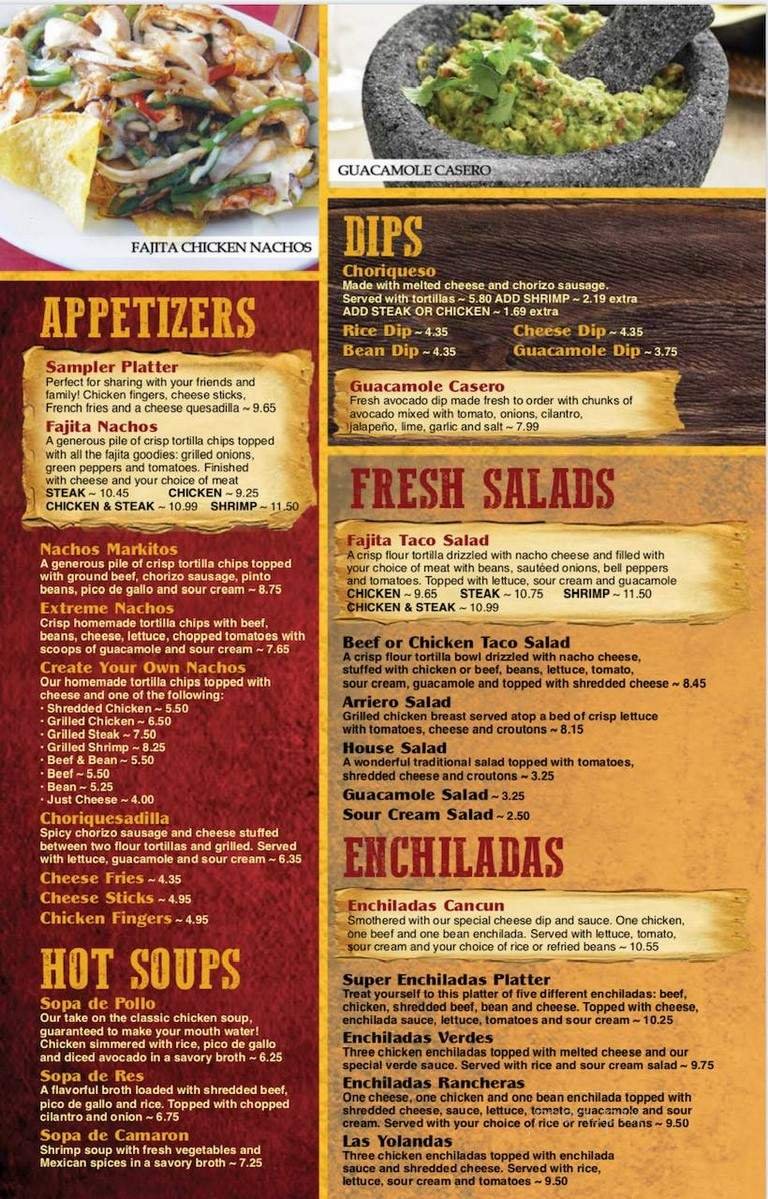 Menu page 2