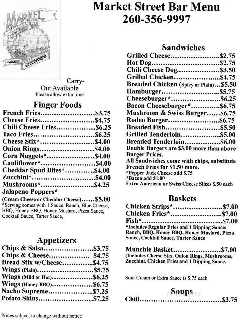 Menu page 1
