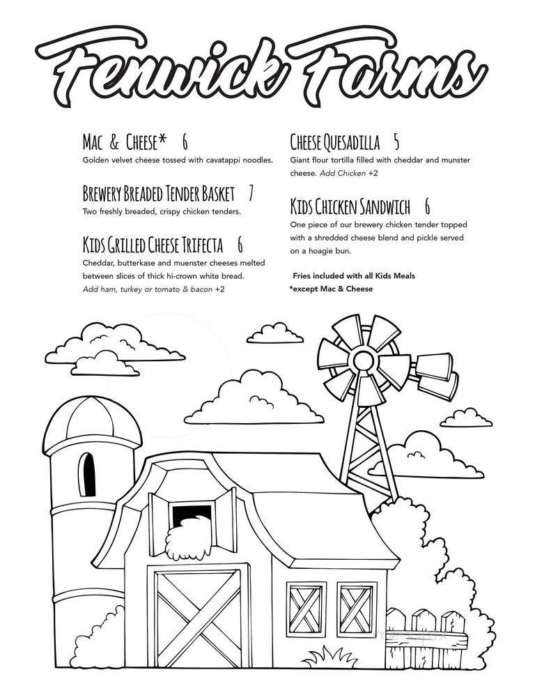 Menu page 1