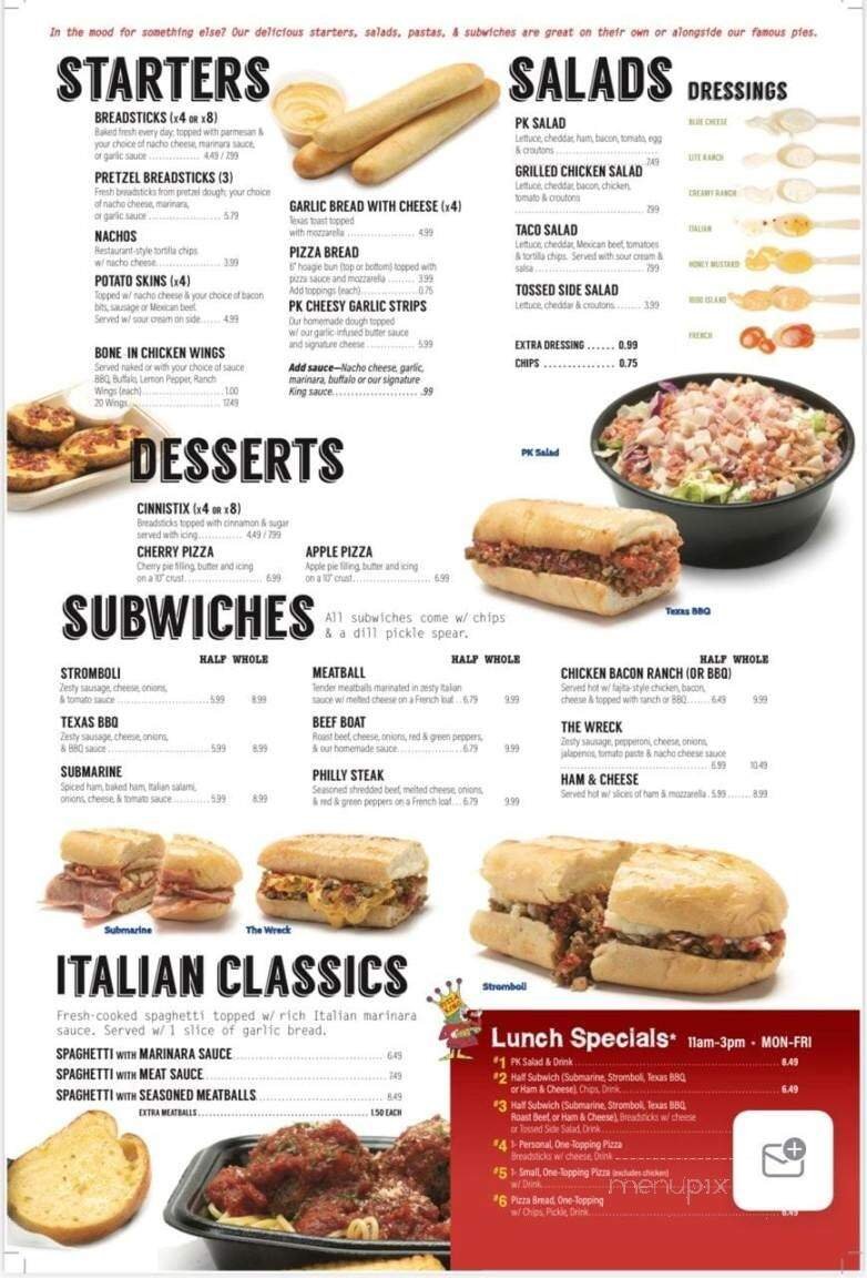 Menu page 2