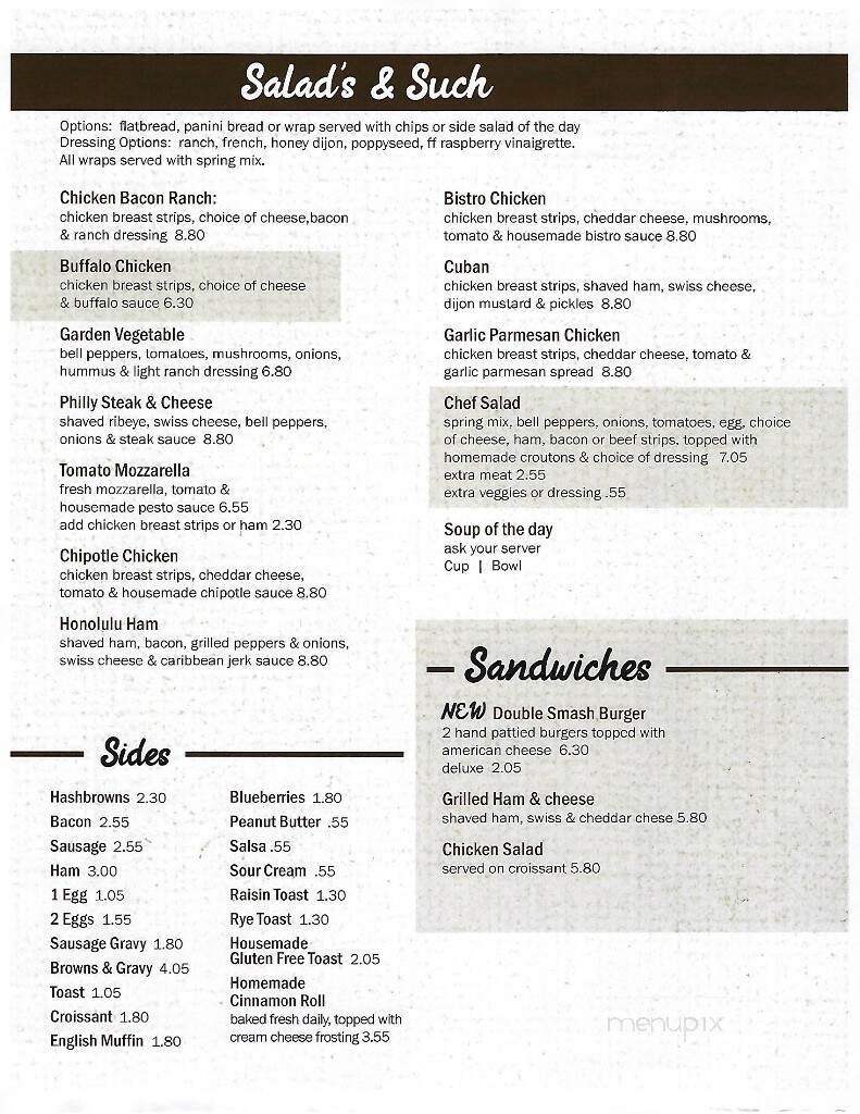 Menu page 2