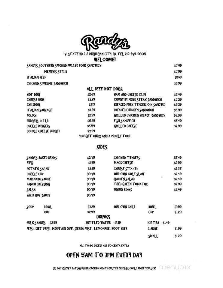 Menu page 2