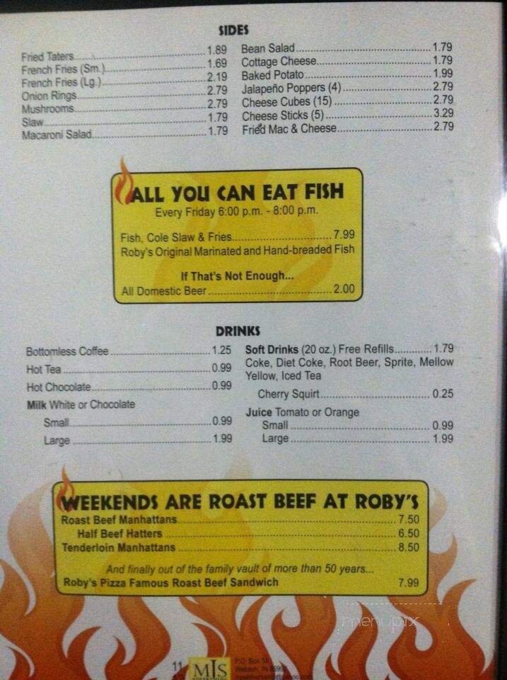 Menu page 2