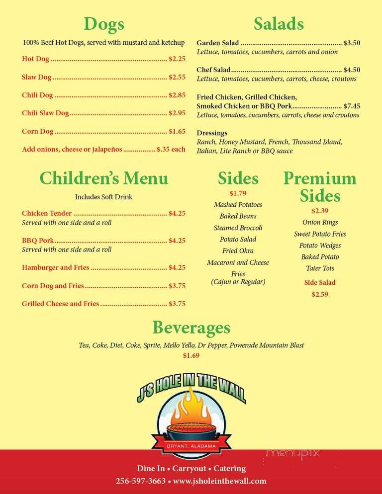 Menu page 4