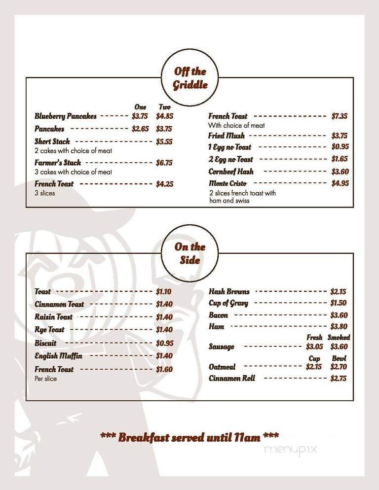 Menu page 2