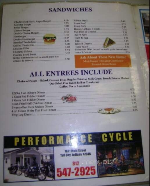Menu page 2