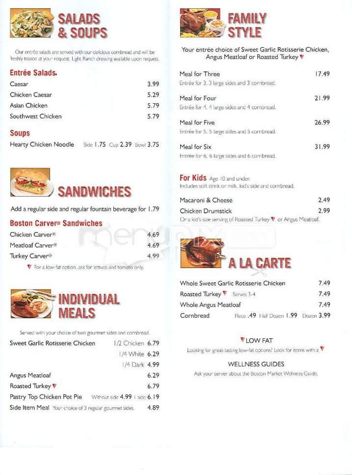 Menu page 2