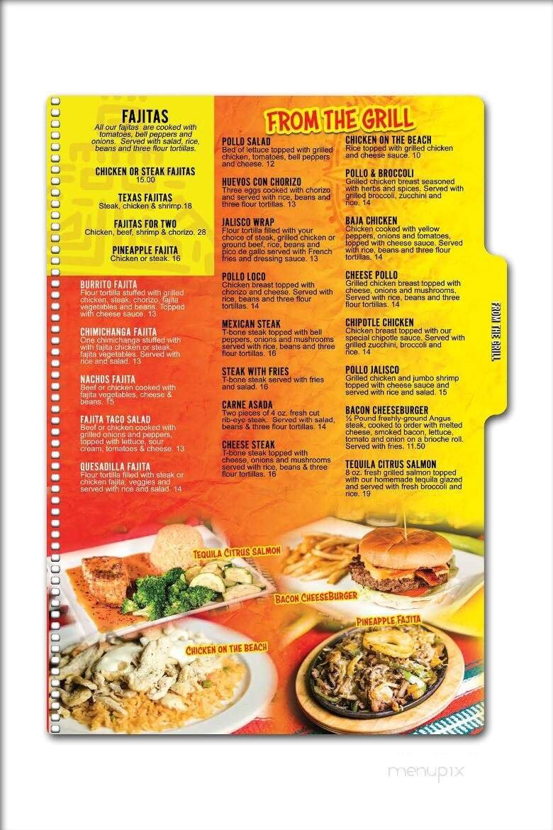 Menu page 2