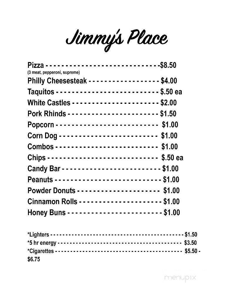 Menu page 1