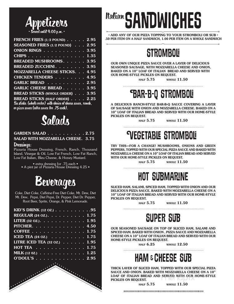 Menu page 2
