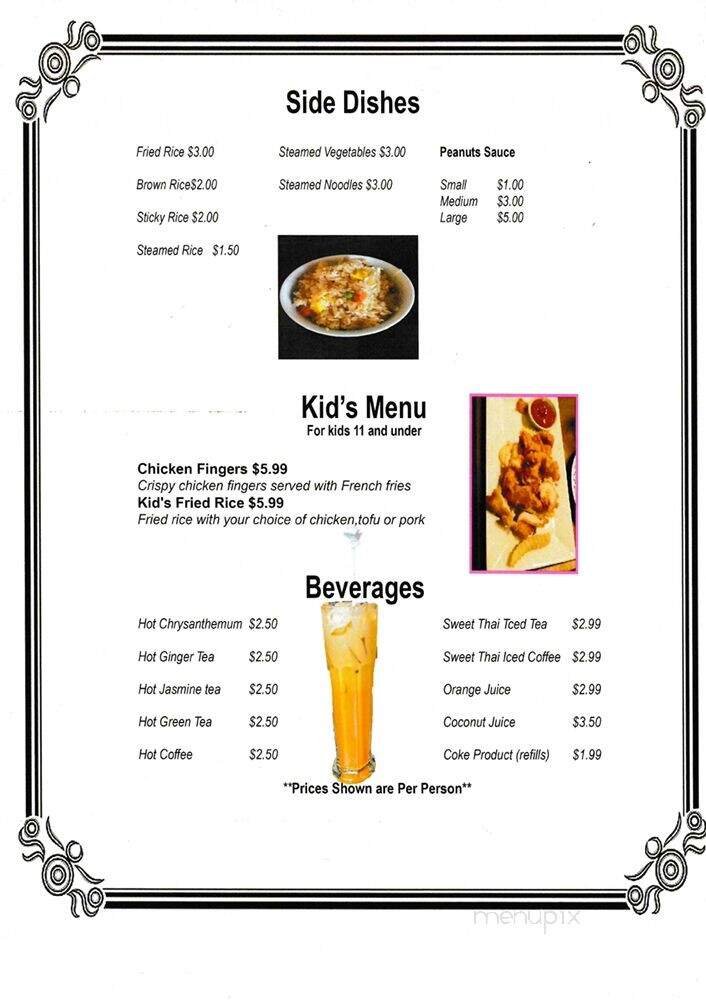 Menu page 1