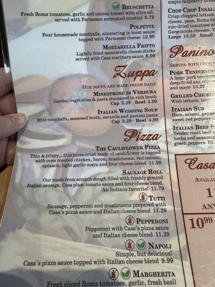 Menu page 2