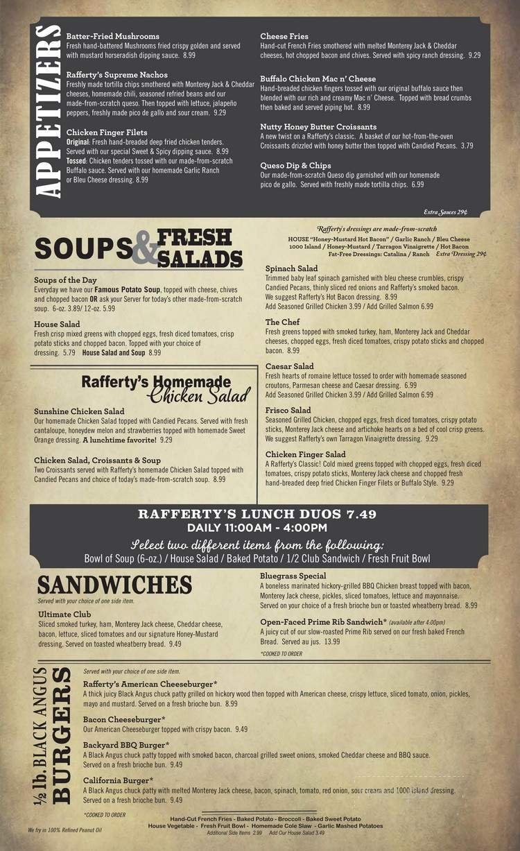Menu page 1