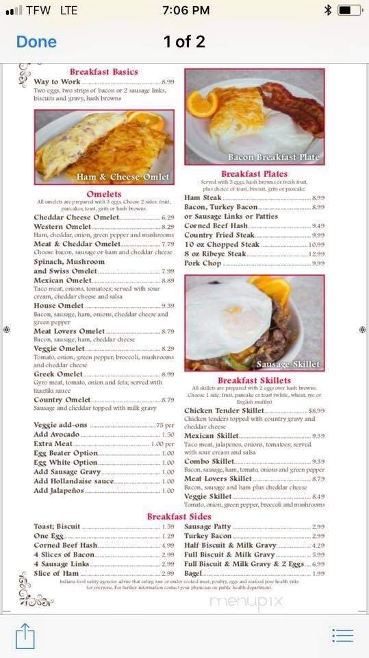Menu page 2