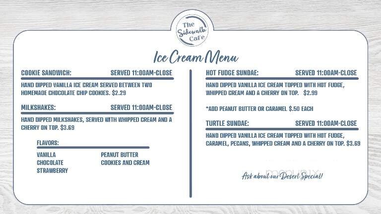 Menu page 2