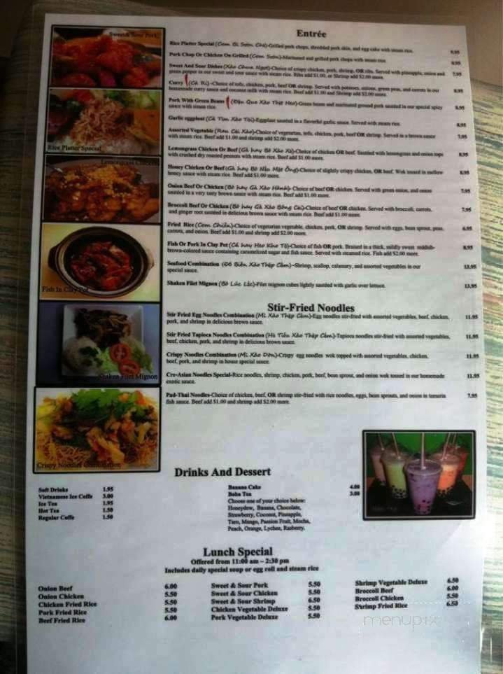 Menu page 2