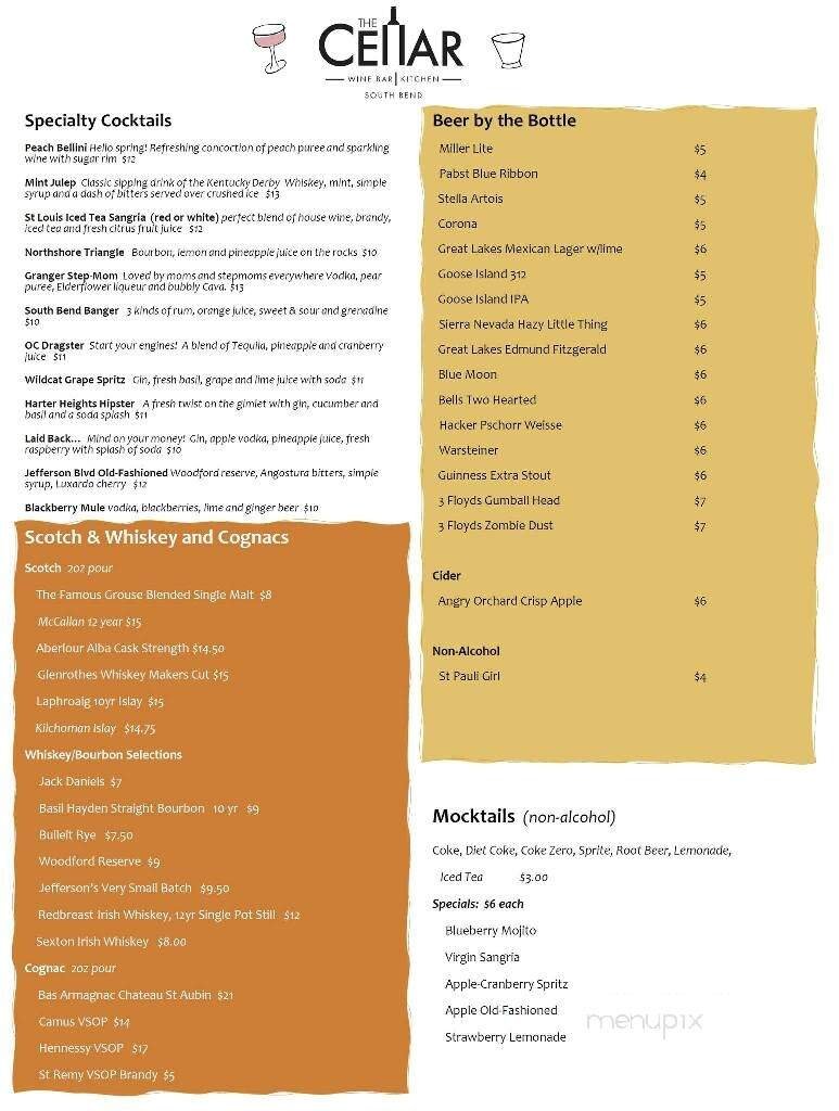Menu page 1