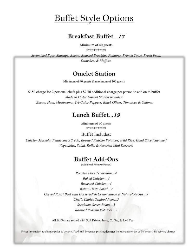 Menu page 1