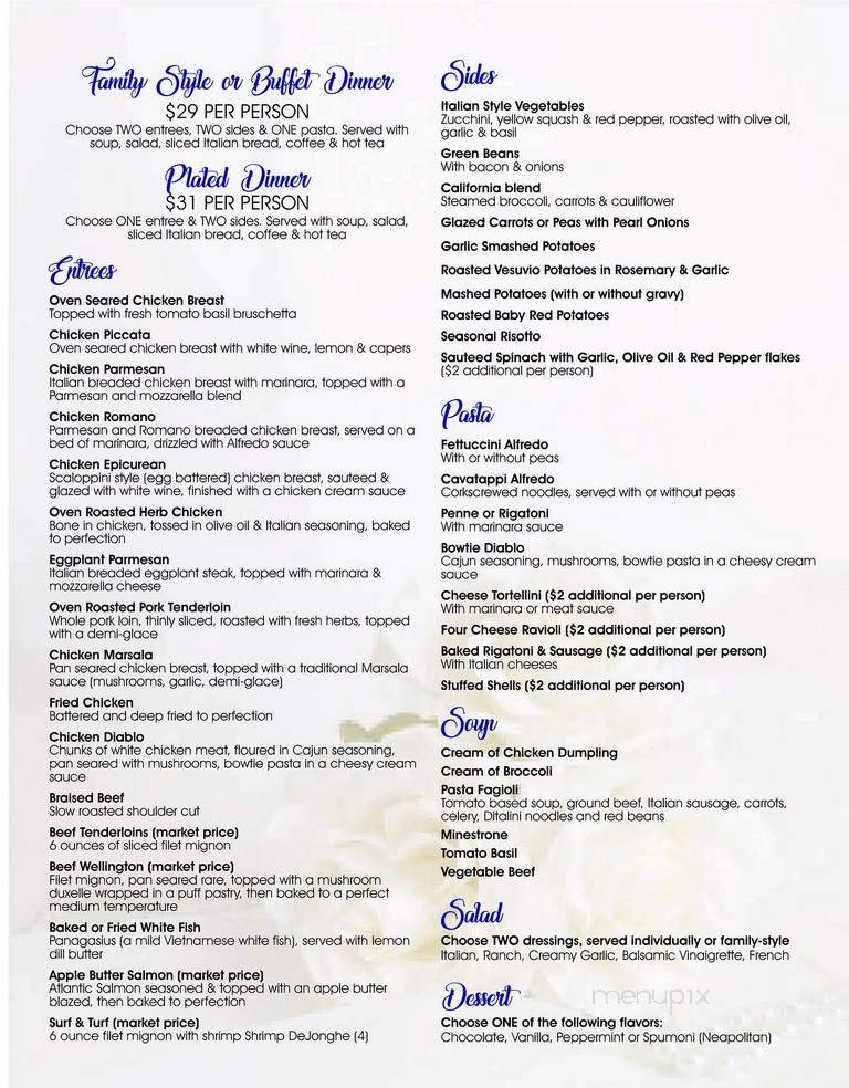 Menu page 2