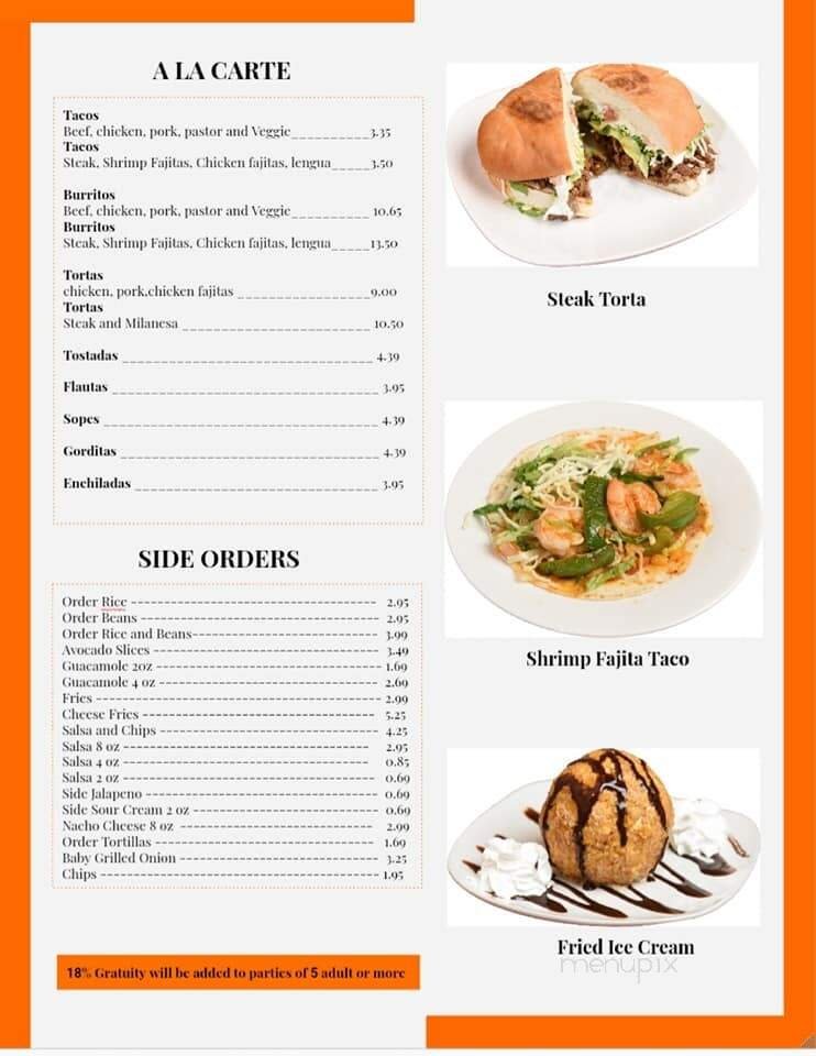 Menu page 2