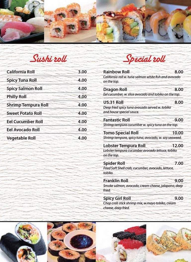 Menu page 2