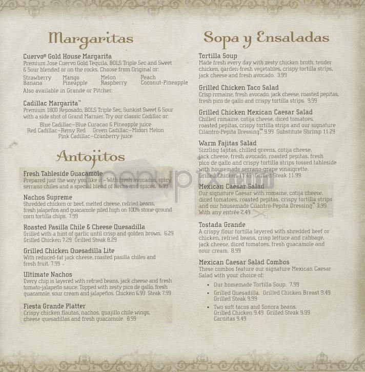 Menu page 2
