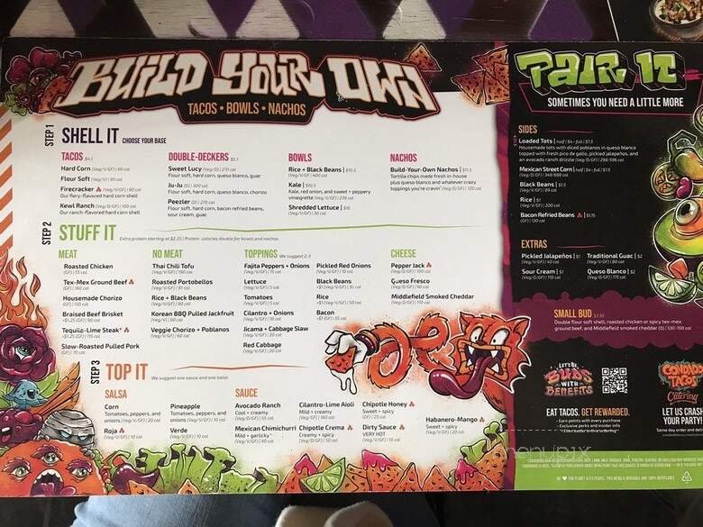 Menu page 1