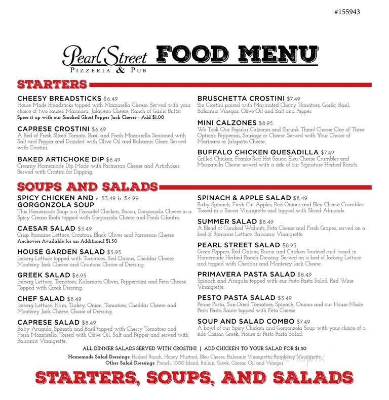 Menu page 1