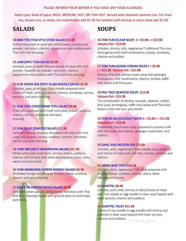 Menu page 2