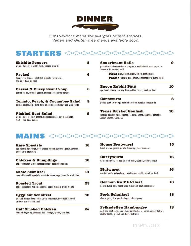 Menu page 2