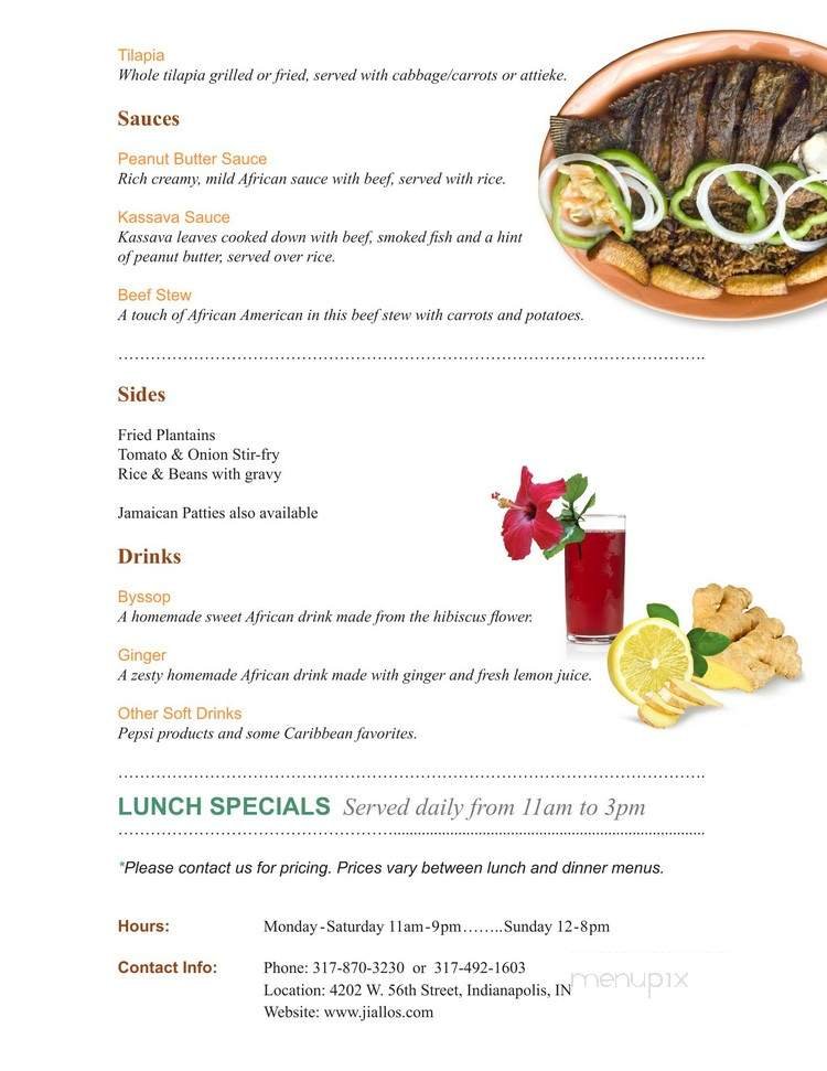 Menu page 2