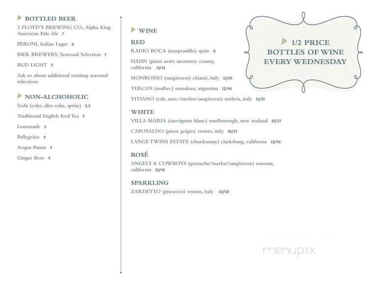 Menu page 2