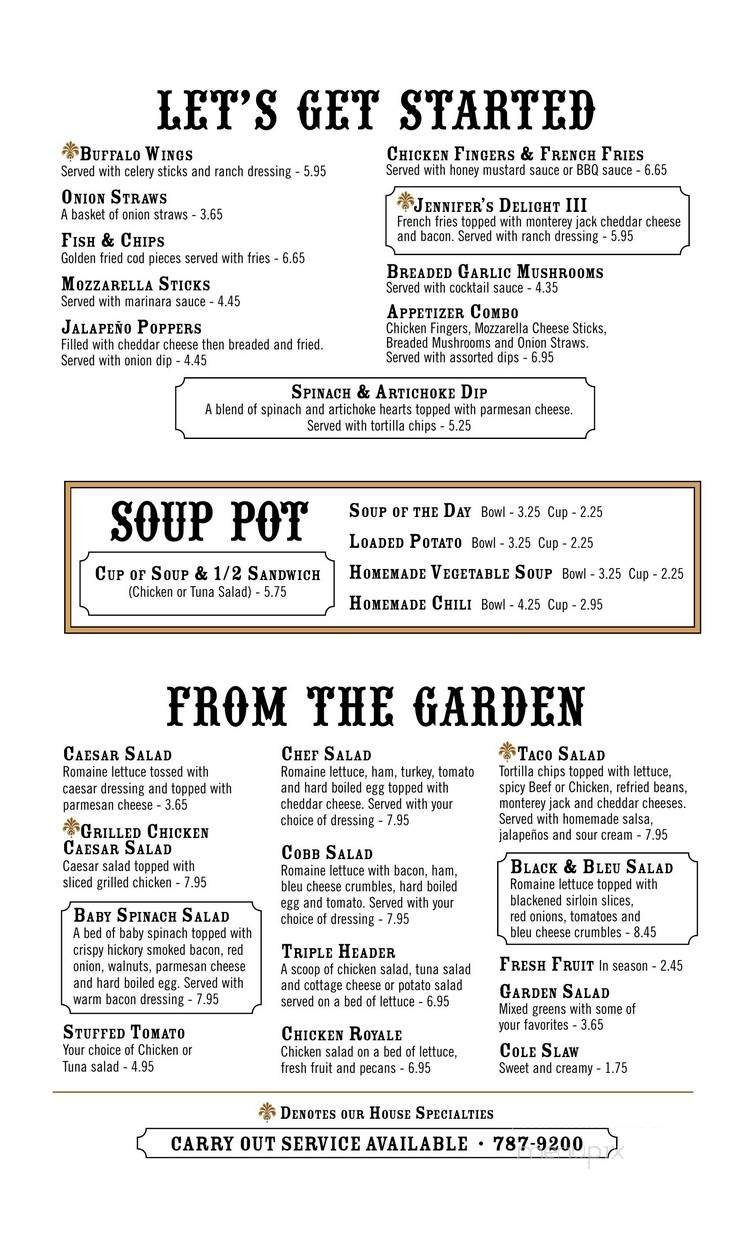 Menu page 2