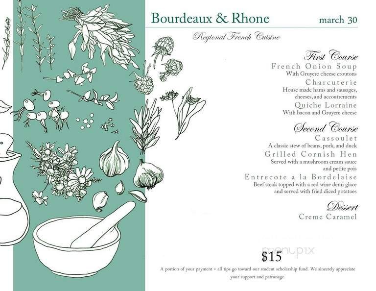 Menu page 2