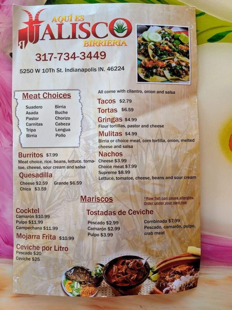 Menu page 2