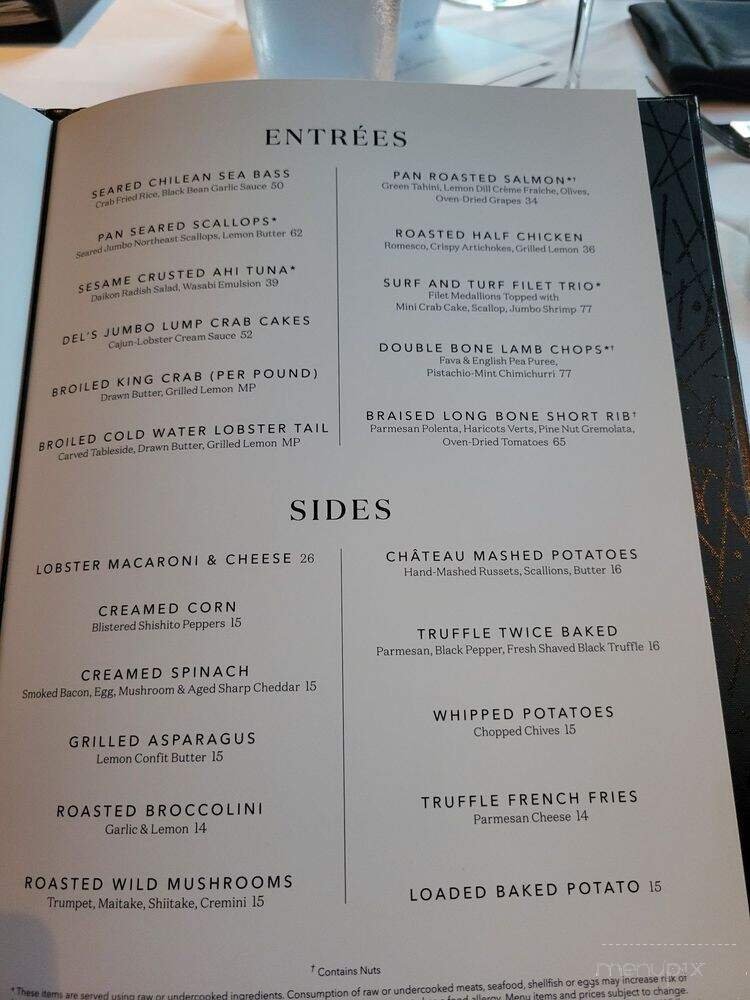 Menu page 1
