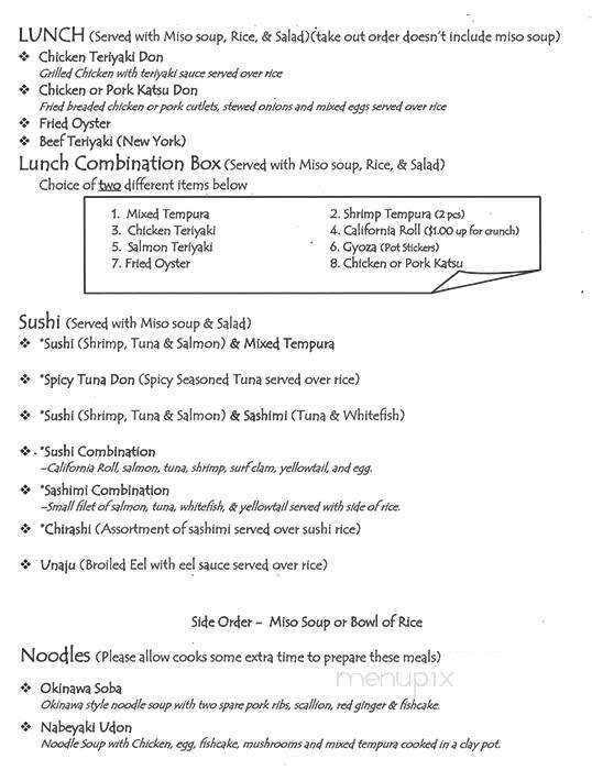 Menu page 5