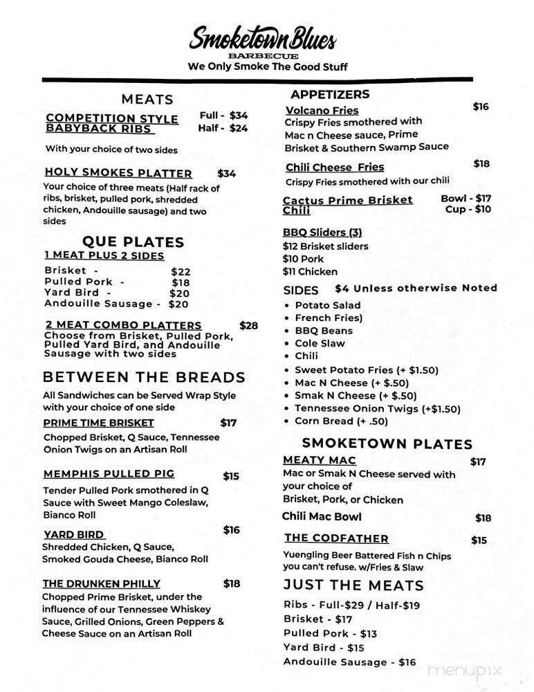 Menu page 1