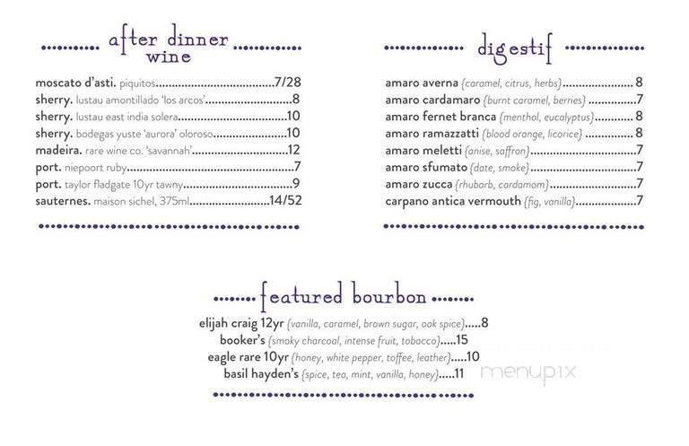 Menu page 3