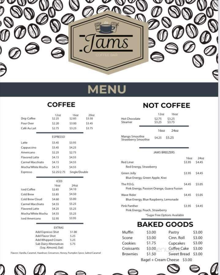 Menu page 1