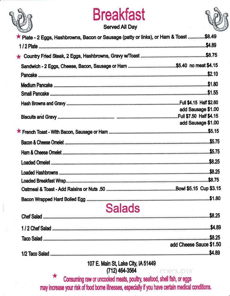 Menu page 2