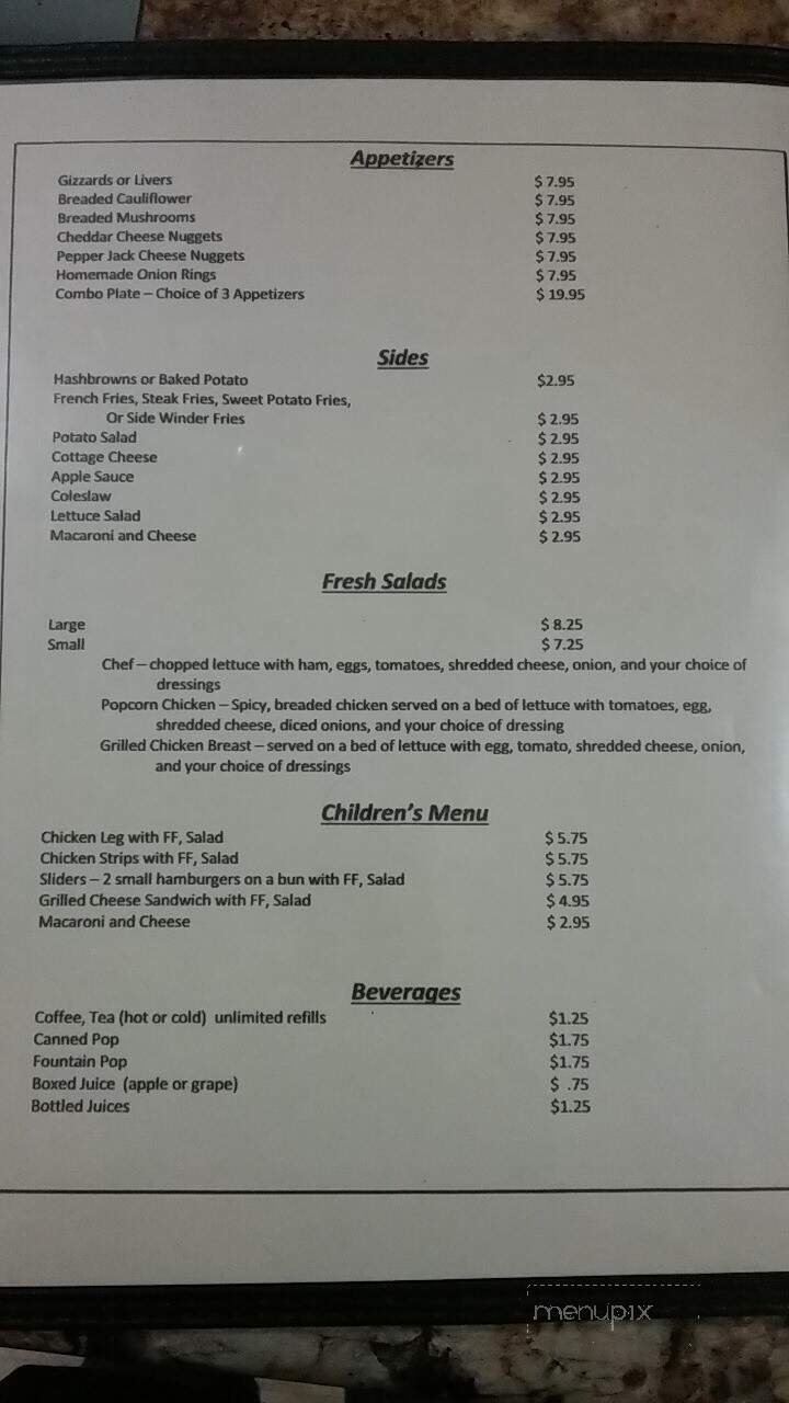 Menu page 2