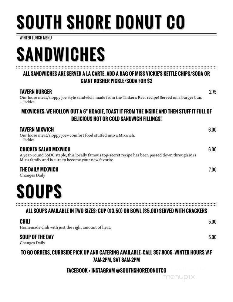 Menu page 2